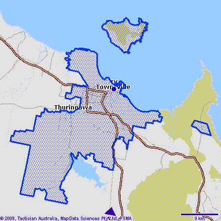 Townsville Map